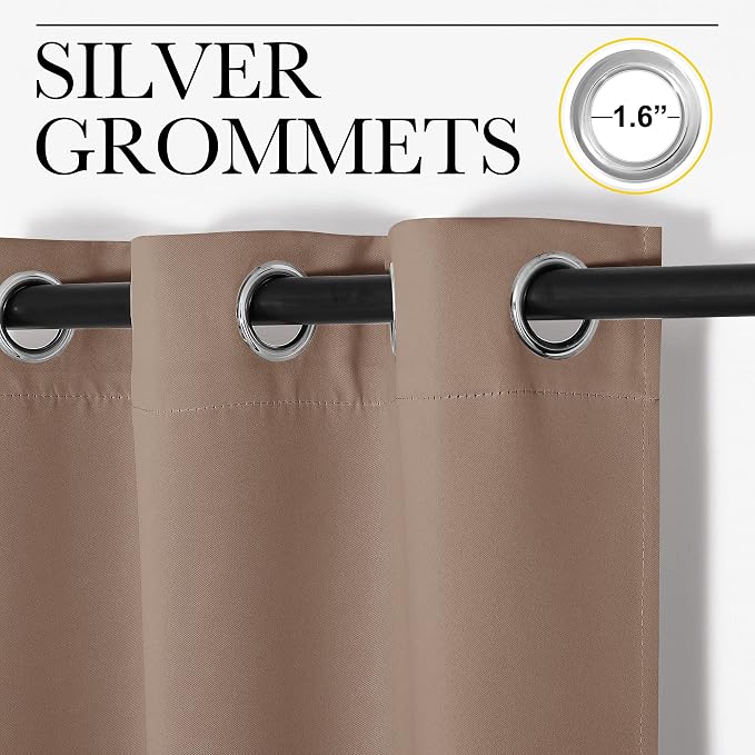 NICETOWN Wall Dividers for Rooms, Large Room Divider Curtain Screen Partition - Image 2