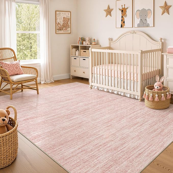 Nakagishi 10X12 Area Rugs Living Room: Washable Large Vintage Rug Neutral by NakagishiAreaRug