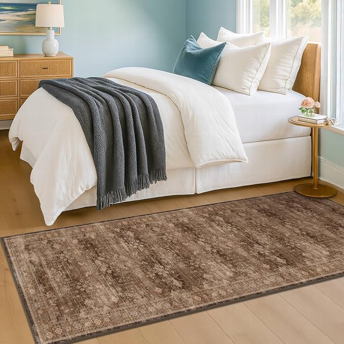 Boho Washable 2x8 Long Rugs for Hallway, Non Skid Front Door Runner Indoor - Image 3