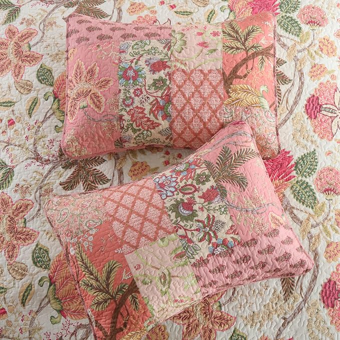 Etwel 100% Cotton Patchwork Queen Size Quilt Set - Image 7