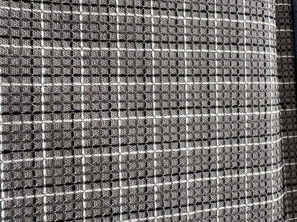 OctoRose 3 Side Zipper Upholstery Thick Checked-Grey, Full Size Futon Cover Sofa DayBed Mattress Slipcover (Checked-Grey, Full Size)