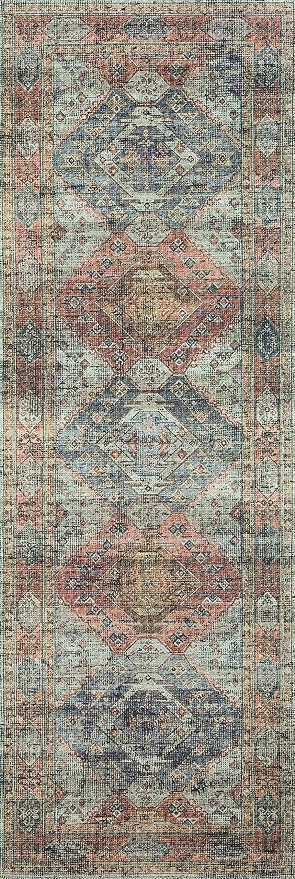 Loloi Skye Collection SKY-06 Apricot/Mist 2'-0" x 5'-0" Accent Rug