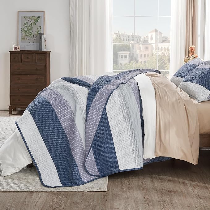 Stripe Quilt Set Cal King - Image 3