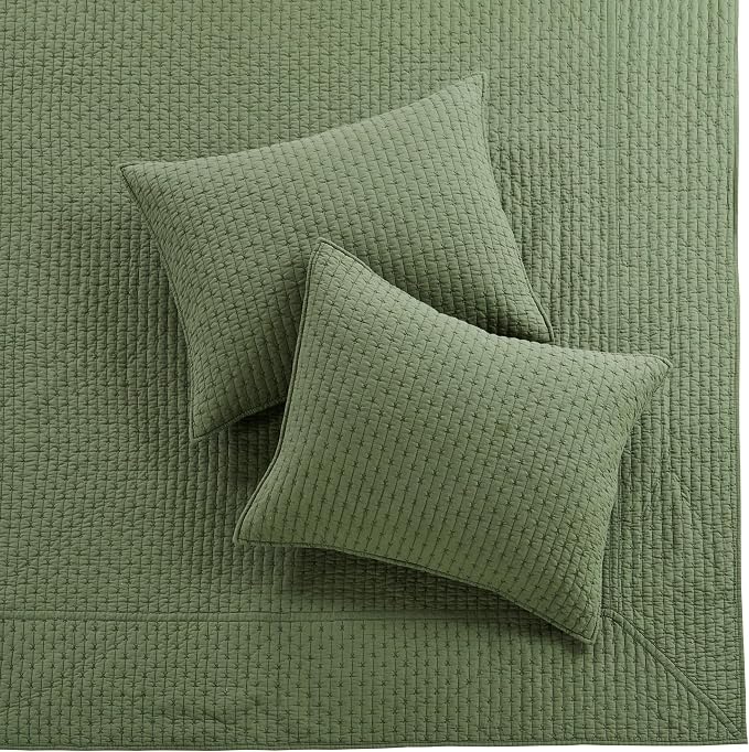 Levtex Home Cross Stitch Reversible Twin Bedspread Set - Image 5