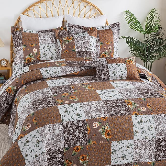 BEDIFANY Cotton FLL King Quilt Set - Image 3
