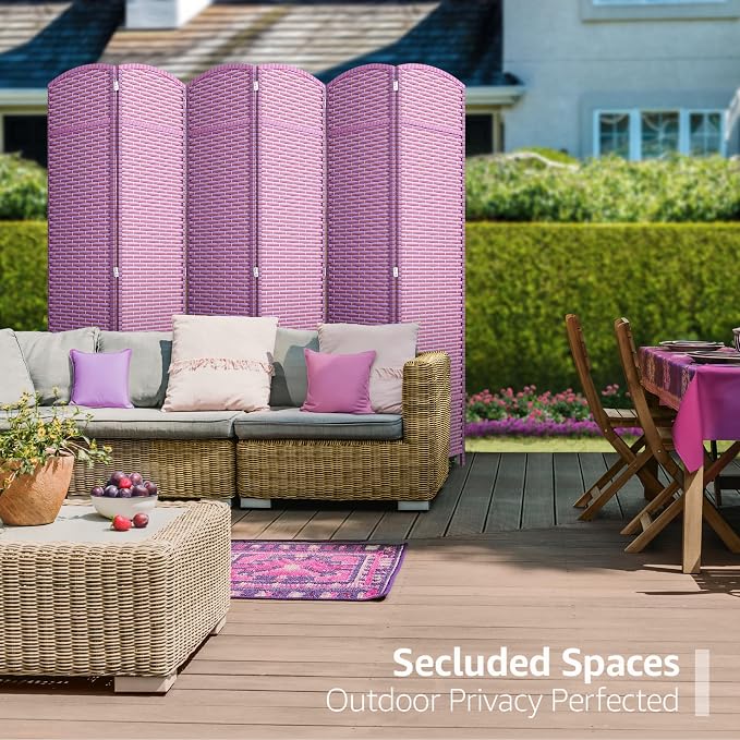 Sorbus 6 Panel Room Divider 6 ft. Tall - Image 2