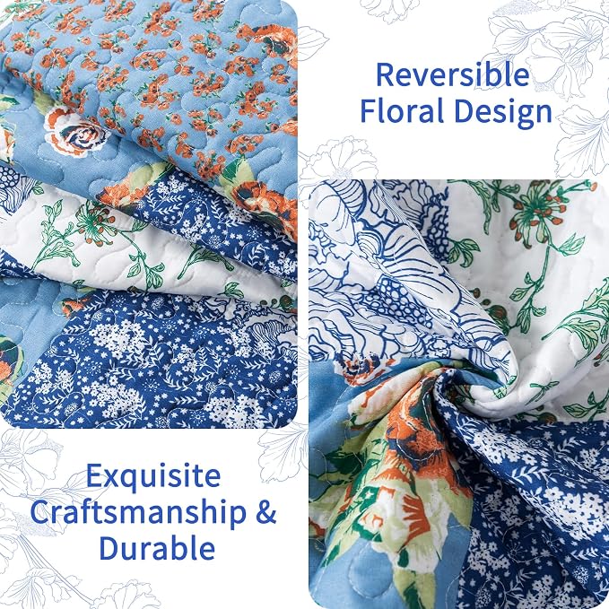 VAPUTAR Queen Size Quilt Set - Image 4