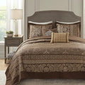 Madison Park Queen Quilt Bedding Set, Traditional Jacquard Damask, Lightweight by MADISONPARK