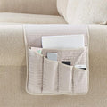 Brilliant Sunshine Light Beige Quilted Couch Armrest Cover, Armrest Organizer & by BrilliantSunshine