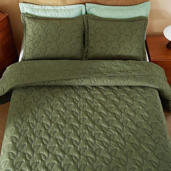 EVENHUG Quilt Queen Size Bedding Set - Image 8