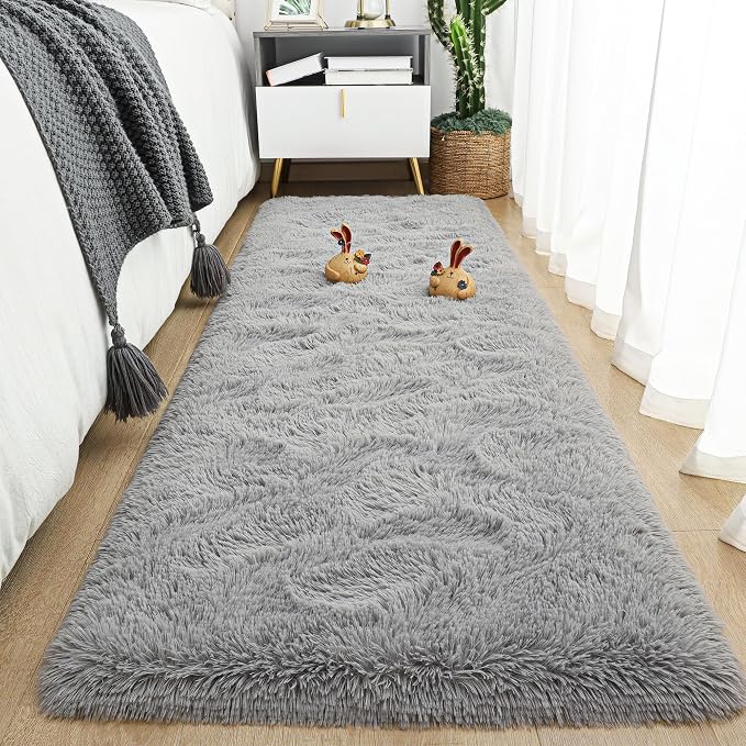 Soft Runner Rugs for Bedroom 2x6 ft by Tepook