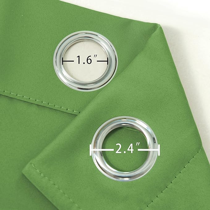 Light Green Thermal Blackout Curtains/42 x 72 Inch/Set of 2 Panels Room - Image 6