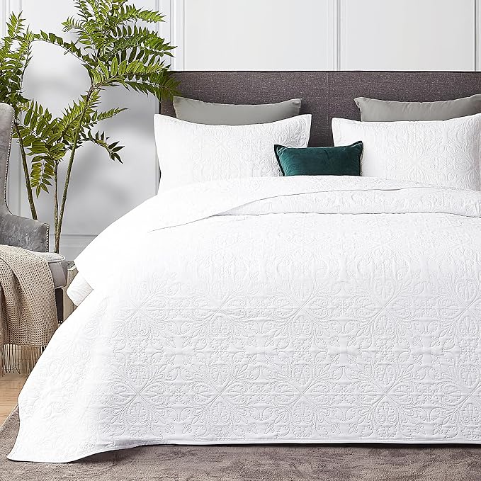 Hansleep White Quilt King Size by Hansleep