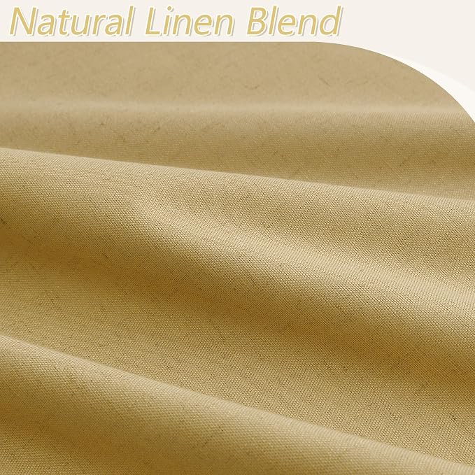 100% Blackout Curtains 96 Inch Length 2 Panels Set - Image 3