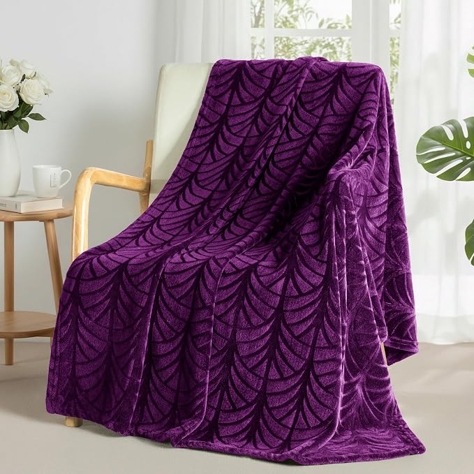 Whale Flotilla Soft Flannel Fleece Throw Blanket by WHALEFLOTILLA