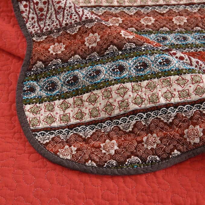 Etwel Lightweight Cotton Queen Size Quilt Set - Image 9