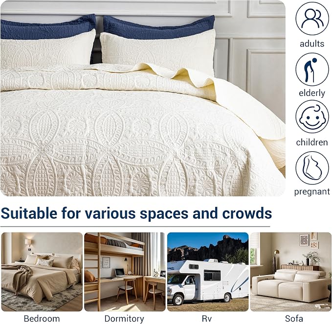SheRest King Quilt Bedding Set - Image 6