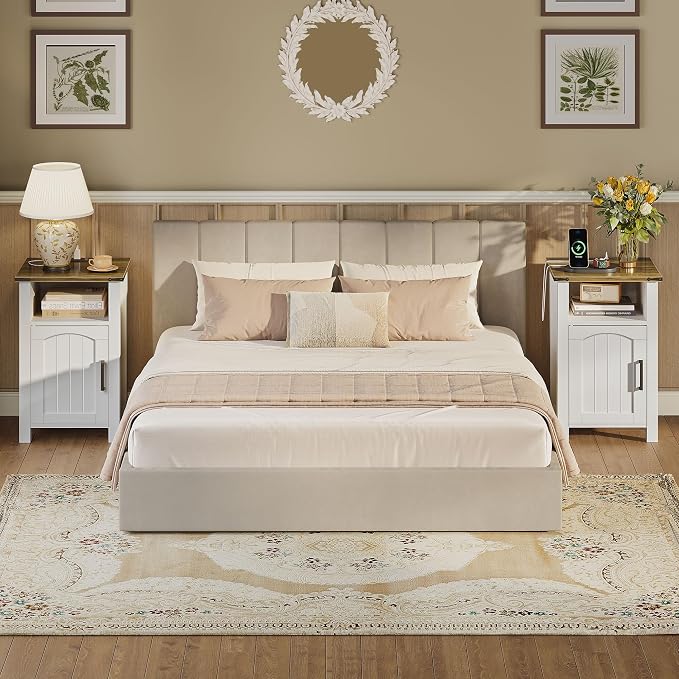 Decofy Farmhouse Nightstand - Image 2
