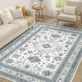 cotiled 6x9 Area Rug for Living Room, Traditional, Powder Blue | Soft by COTILED