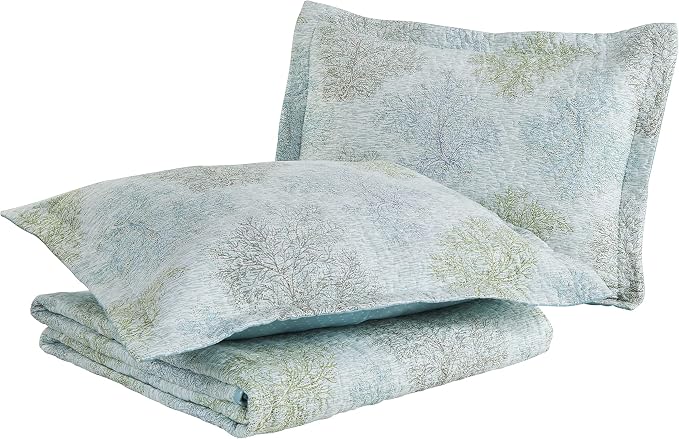 Laura Ashley - Twin Quilt Set, Reversible Cotton Bedding - Image 6