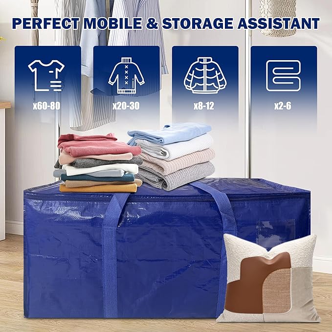 12 Pack Extra Heavy Duty Large Moving Bags - Image 6