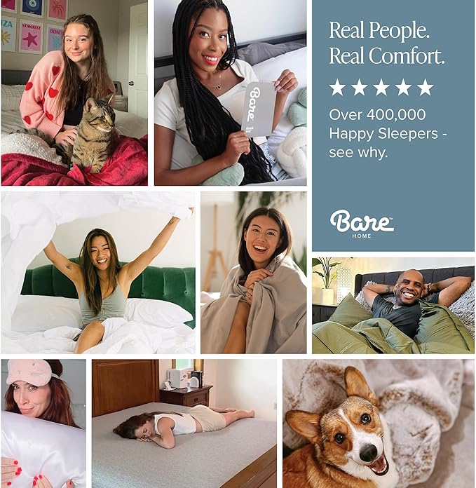 Bare Home Hotel Luxury King Sheet Set, Extra Soft - 6 Piece Set - Deep Pockets - Easy Fit - Cooling & Breathable - Wrinkle, Fade, Stain Resistant - Includes 4 Pillowcases (King, Red)