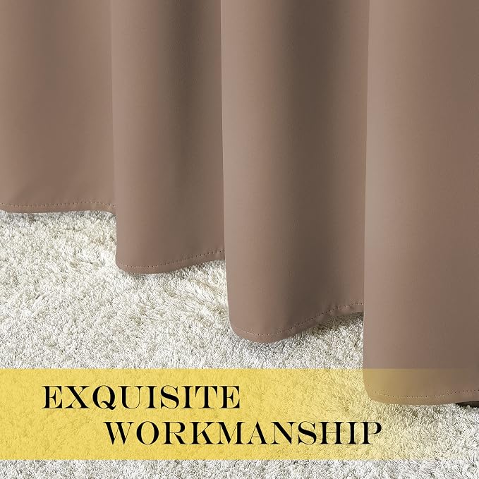 NICETOWN Blackout Curtains 63 inches Length - Image 5