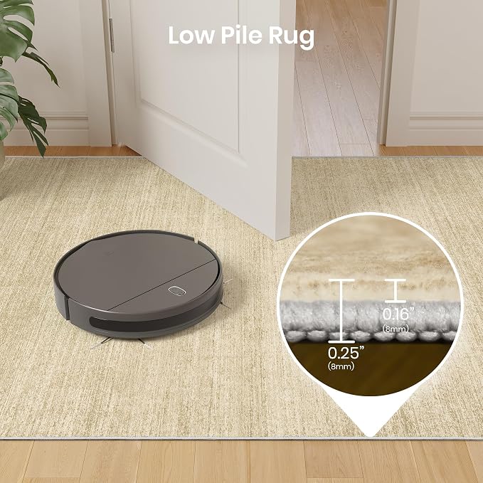 8x10 Area Rugs for Living Room, Large Washable Rug Non Slip, Tan | Soft Low Pile - Image 7
