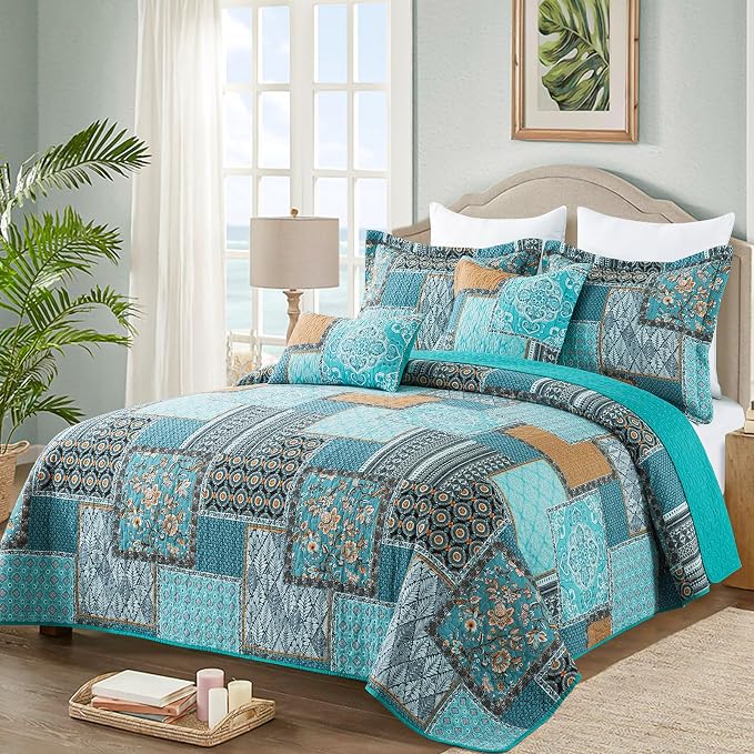 VAPUTAR King Size Quilt Bedding Set - Image 2