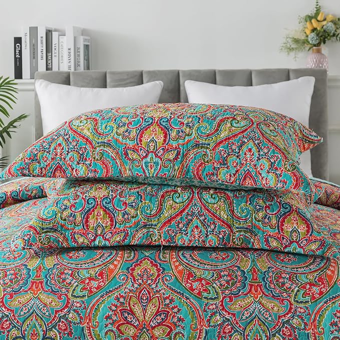 Etwel Lightweight Cotton California King Quilt Set - Image 6