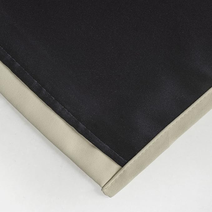 Light Beige Thermal Blackout Curtains/40 x 72 Inch/Set of 2 Panels Room - Image 9