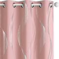 Deconovo Curtains for Living Room, Pattern Blackout Curtains 63 Inches Long | by Unknown