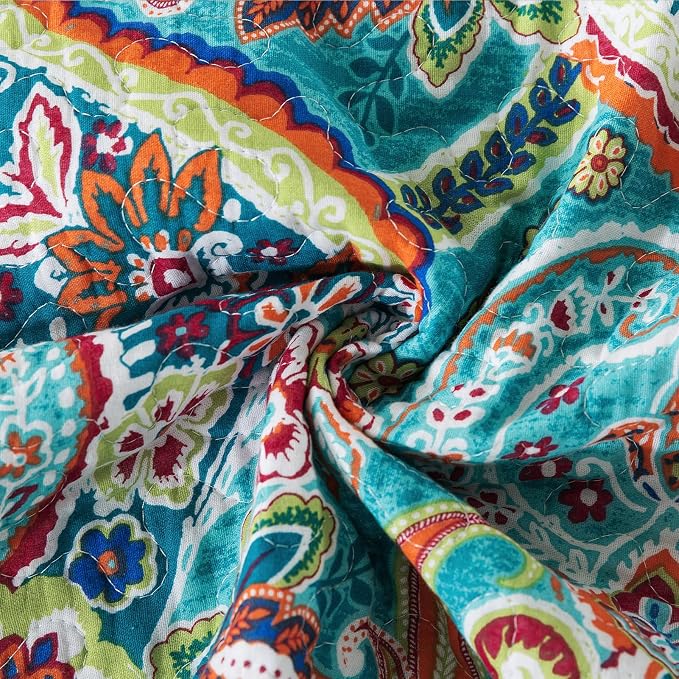 VAPUTAR Cotton Quilt King Bedding Set - Image 7