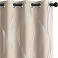 Deconovo Curtains for Living Room, Pattern Blackout Curtains 45 Inches Long | by Unknown