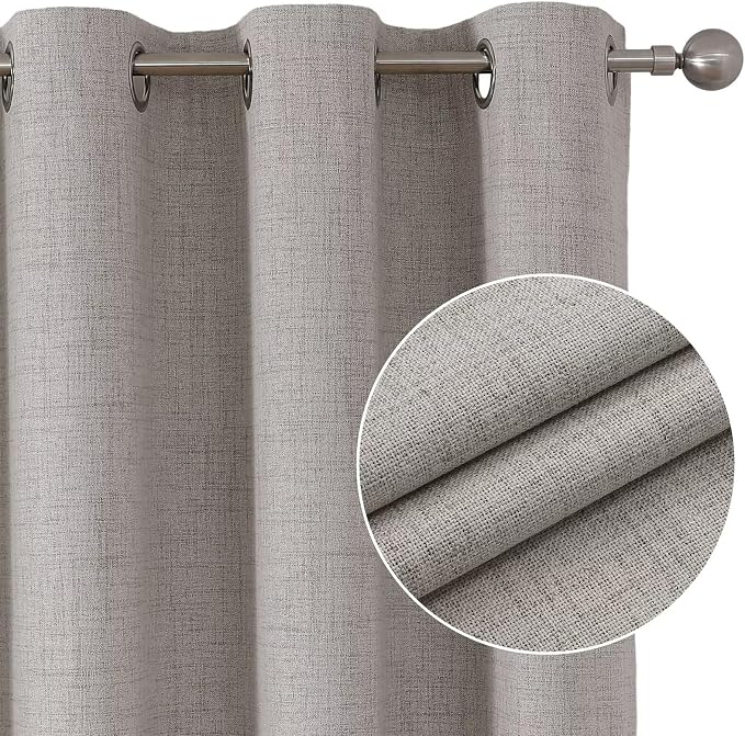Joydeco Blackout Room Divider Curtains, Extra Wide Sliding Door Drapes Living - Image 2