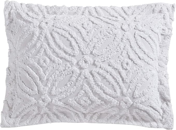 Beatrice Home Fashions Wedding Ring Chenille Bedspread - Image 7