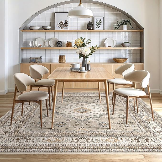 cotiled 9x9 Area Rug for Living Room, Traditional, Dining Room, and Home Office - Image 6