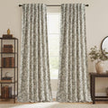 Linen Blackout Curtains for Living Room, W52 x L96, 2 Panels | Elegant Classic by StangH