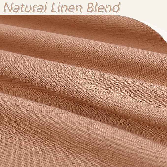 100% Blackout Curtains 90 Inch Length 2 Panels Set - Image 3