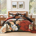 Quilt King Size, Reversible Polyester Coverlet Set by Andency