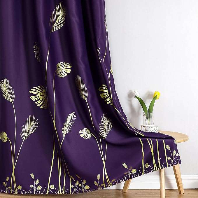 Purple Blackout Curtains for Living Room - Image 7