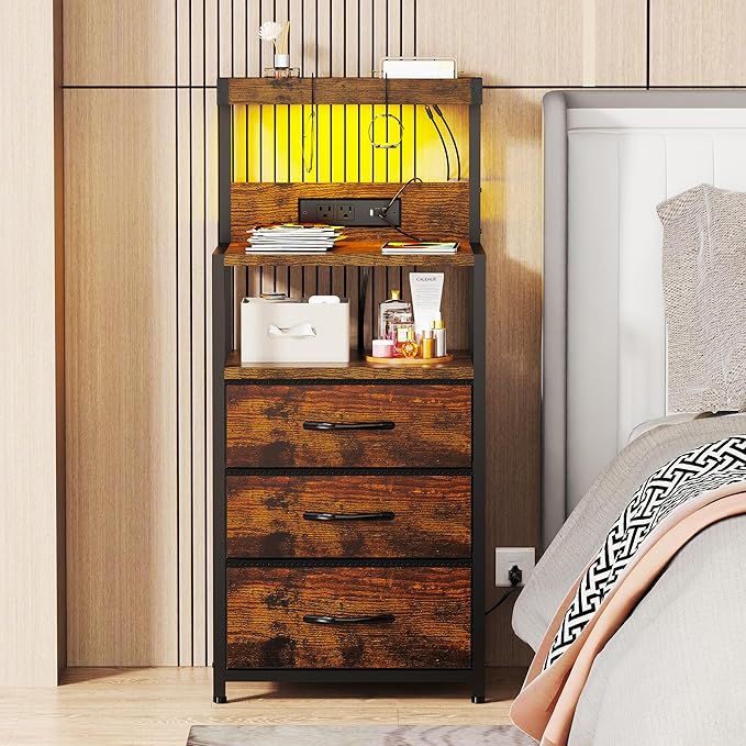 SZLHANJZ Night Stand, Nightstand - Image 2