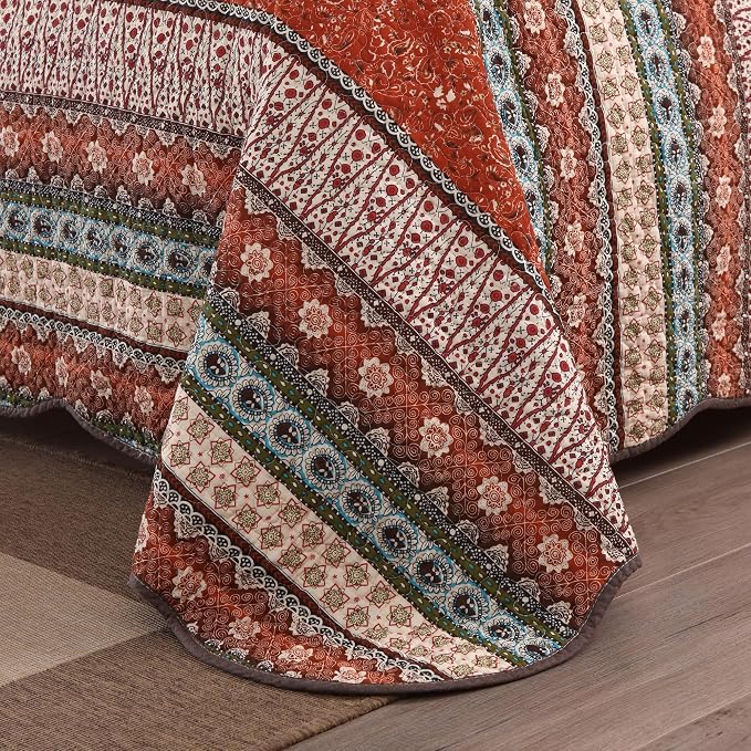 Etwel Lightweight Cotton Queen Size Quilt Set - Image 8