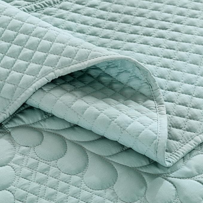 EVENHUG Oversized King Bedspreads California King Quilt Set - Image 9