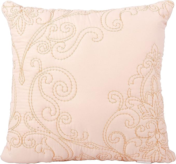 Home Soft Things Damask 4 Piece Bedspread Set, Scalloped Edge Reversible - Image 4