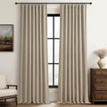 QJmydeco GreyBeige 108 Inch Curtains 2 Panel Set Burg Modern Decorative Dark by QJMYDECO