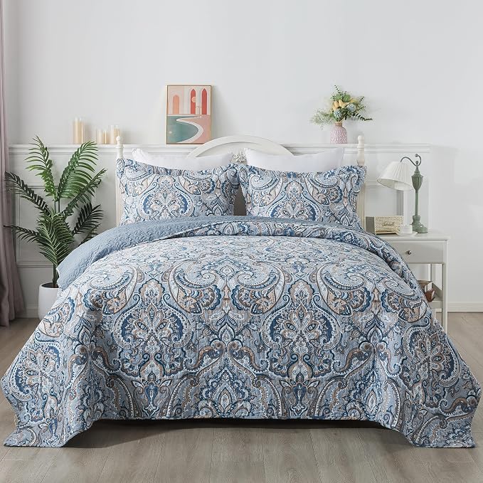 Etwel Lightweight Cotton King Size Quilt Set by Unknown