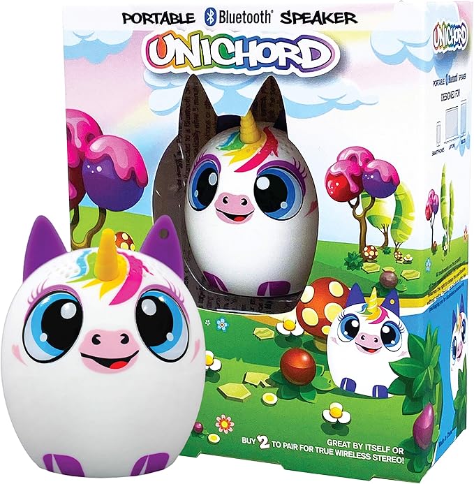 My Audio Pet Mini Bluetooth Animal Wireless Speaker for Kids of All Ages - True Wireless Stereo – Pair with Another TWS Pet for Powerful Rich Room-Filling Sound (UniCHORD)