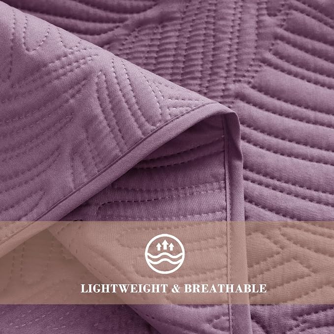Exclusivo Mezcla 2-Piece Twin Quilt Bedding Set, Soft Microfiber Bedspreads | - Image 5