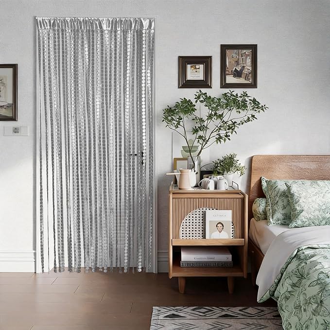Vintage Copper Coin Pattern Door Curtain - Image 7